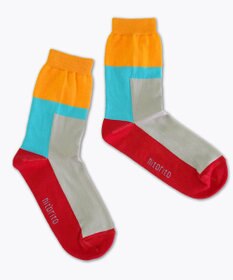 nitorito 【UNISEX】米沢オリジナル柄 block 靴下