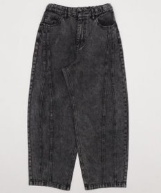 WEGO 【KIDS/150cm/160cm/ウエストゴム】イージー3Dバレルレッグデニムパンツ（JUNIOR）