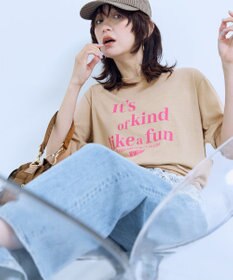 ANY シアーネップロゴＴシャツ