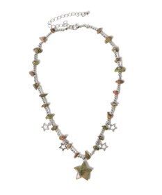 WEGO Lスターストーンデザインネックレス