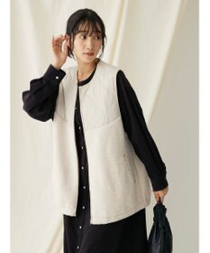 CRAFT STANDARD BOUTIQUE キルティングボア切替ベスト