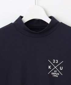 23区GOLF 【WOMEN】【吸水速乾/UVカット】ベアスムースモックシャツ