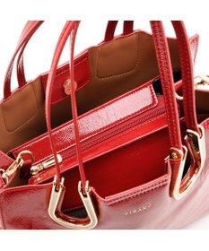 MioFIRANO ホースシューエナメルハンドバッグ 2WAY　FIRANO フィラノ