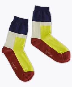 nitorito 【UNISEX】米沢オリジナル柄 block 靴下