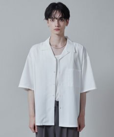 WEGO 【速乾/シワになりにくい】ドライポリオープンカラーシャツ(S)