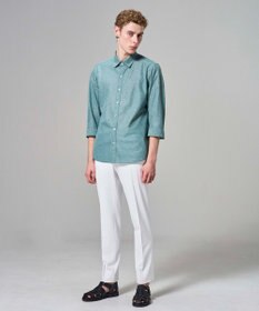 JOSEPH HOMME 【新柄】ヨシタレース　7分袖レギュラーカラーシャツ