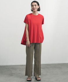 UNFILO 【セットアップ着用可/ウエストゴム】TENNEN TOUCH セミフレア パンツ