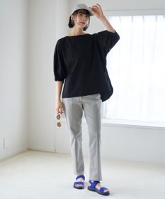 UNFILO イージーケア ドルマンブラウス