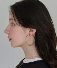 Phoebe ダブルレイヤードフープイヤリング