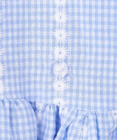 ANY KIDS 【洗濯機可能】サッカー ストライプワンピース