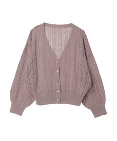 earth music&ecology キラキラボタンハートカーディガン