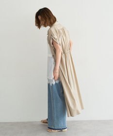 YECCA VECCA 【ORGABITS】タックシャツワンピース