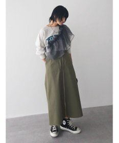 Green Parks ロゴ裏毛チュニック