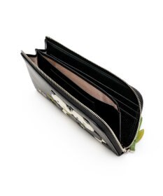 IBIZA アニマーダ　牛革　L字ファスナー長財布（パンダ）