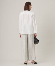 ICB 【日本製】 コットンリネンタンブラー ブラウス