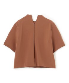 BEIGE， 【洗える】ALTHEA / ダンボールジャージーバックスリットブラウス