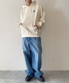 WEGO BENDAVISブリッジグラフィックプルパーカー