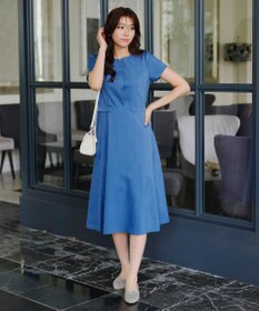 Tiaclasse 【安田美沙子さん着用/小倉優子さん着用・洗える/撥水】プチリボンニットフラットパンプス