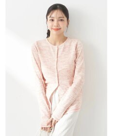 earth music&ecology メランジリブカーディガン