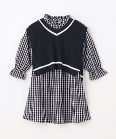 ANY KIDS ニットベスト × ワンピース セット