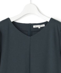 23区 【洗える】コットンツイルジャージー コンビ ワンピース