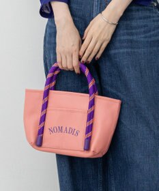 23区 NOMADIS JOY レザー ミニ トートバッグ ピンク系