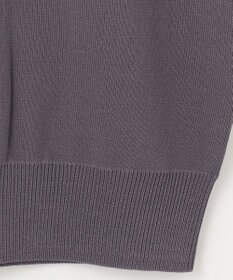 ANY SIS 【洗える】ハートネックファブリックコンビ ニット