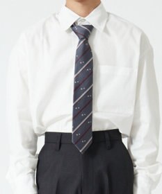 WEGO 【SCHOOLITEM】メンズエンブレム柄スクールネクタイ