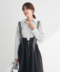 Green Parks イージーケアストライプシャツ