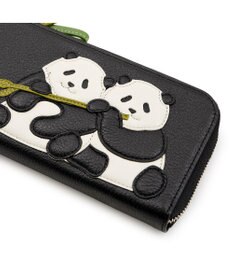 IBIZA アニマーダ　牛革　L字ファスナー長財布（パンダ）