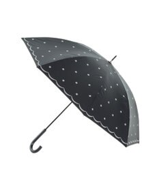 MOONBAT 晴雨兼用日傘 長傘 ドット×スカラー／遮光 遮熱 UV
