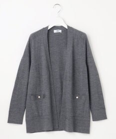 J.PRESS LADIES L KNIT BASIC ロング カーディガン