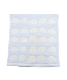 Mother garden しろたん いっぱい柄 6重ガーゼ ハンドタオル