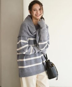 23区 【SLOW/一部店舗限定】ソフトウール ニット ストール