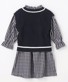 ANY KIDS ニットベスト × ワンピース セット