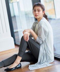 Tiaclasse 【吸水速乾・UVケア・洗える】ランダムリブカットソーカーディガン