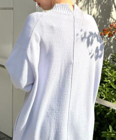 UNFILO 【洗える】チュニック ニットワンピース