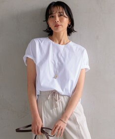 23区 【洗える】ALBINIコーコラン シャツテール Tシャツ