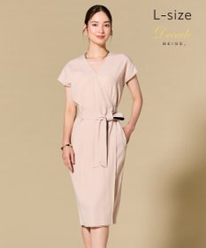 BEIGE， 【Lsize・セットアップ対応】CINDY / ラップドレス