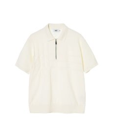 DAKS ジップアップポロシャツ