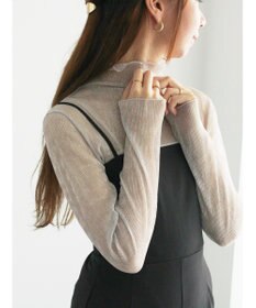 Te chichi ラメプリーツシアータートルインナー