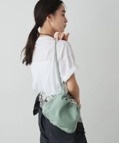 russet レザー巾着4WAYショルダーバッグ(CE-1454)