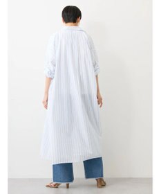 AMERICAN HOLIC 丈違いラメストライプワンピース