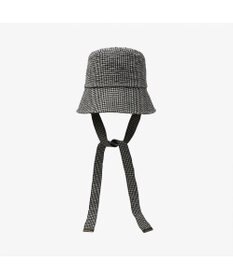 林八百吉商店 un chapeau　ひも付きチェックハット