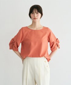 YECCA VECCA ハシゴレースタックスリーブブラウス