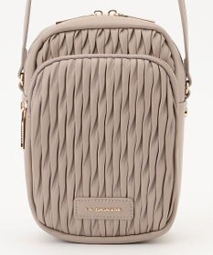 LA BAGAGERIE ランダムプリーツショルダーバッグ タテ