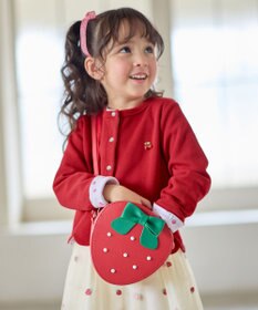 ANY KIDS 【Strawberry Collection】いちごポシェット レッド