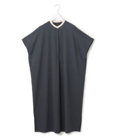 ICB L 【接触冷感・UVカット・洗える】RENUソフトタイプライター バンドカラーワンピース