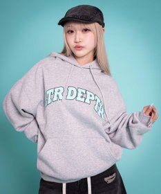 WEGO 【ユニセックス着用ITEM/MLサイズ展開】カレッジプルパーカー