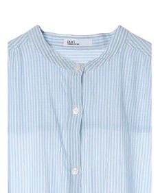 CRAFT STANDARD BOUTIQUE インド綿バンドカラーワンピース